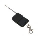 Wireless remote control with power button slide guard up