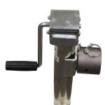 side wind handle of the LT-5153 zinc-plated trailer jack.