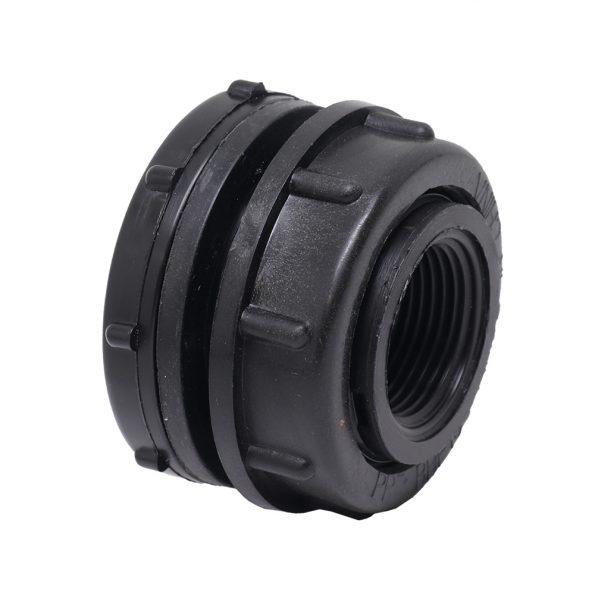 Front side of the BHF100 bulkhead fitting
