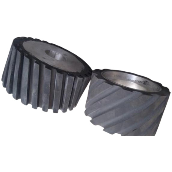Where can rubber coated drive wheels be used?