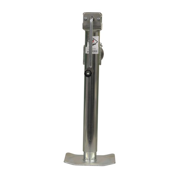 front profile of the LT-5153 zinc-plated trailer jack.
