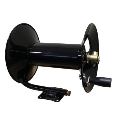right side of manual hose reel