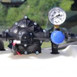 Pressure regulator installed on a Master Manufacturing spot sprayer