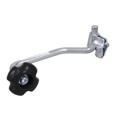 Top wind handle for trailer jacks.