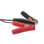 heavy-duty alligator clamps for secure battery connections