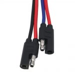SAE two-pin connector setup on wireless control box