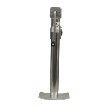 front profile of the LT-5153 zinc-plated trailer jack.