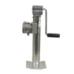side profile of the LT-5103 zinc-plated trailer jack.