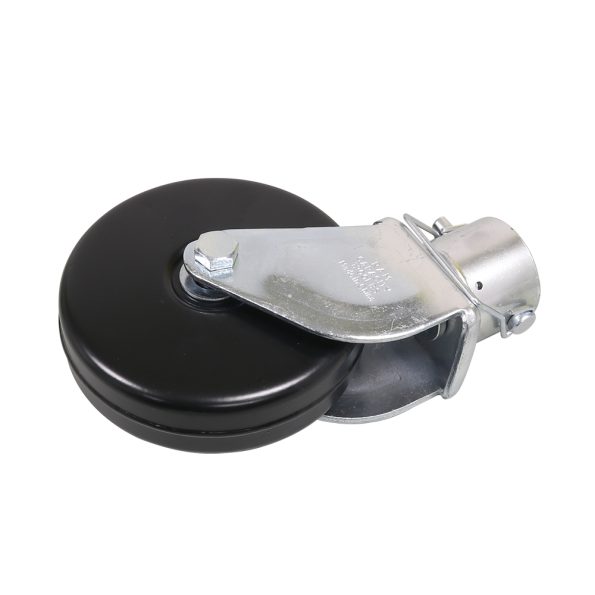 6" steel caster wheel for trailer jacks.