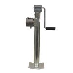 side profile of the LT-5153 zinc-plated trailer jack.