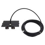 Wire extension plugged into cover plate