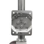 Mounting flange of the TJ-06-02K marine trailer jack
