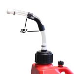 Angle of hose bender on utility jug